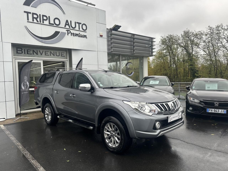 Mitsubishi PICK UP L200 L200 2.4 DI-D - 181 - BVA DOUBLE CABINE INSTYLE GPS   CAMERA AR   ATTELAGE DIESEL GRIS FONCE Occasion à vendre