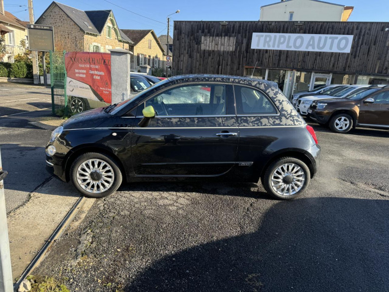 Photo 2 de l'offre de FIAT FIAT 500 1.2I - 69 LOUNGE GPS   RADAR AR à 7490€ chez Triplo auto