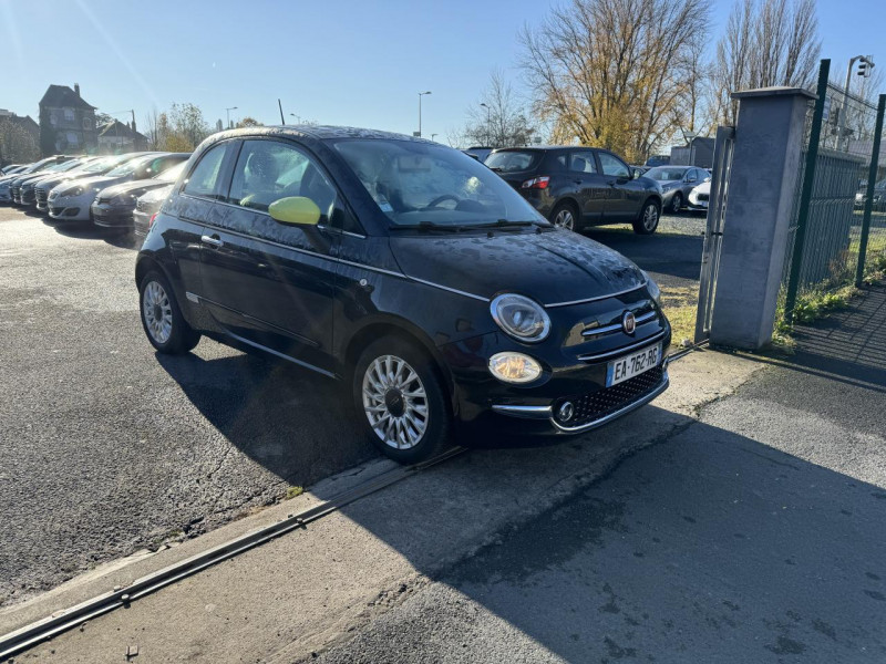 Photo 7 de l'offre de FIAT FIAT 500 1.2I - 69 LOUNGE GPS   RADAR AR à 7490€ chez Triplo auto