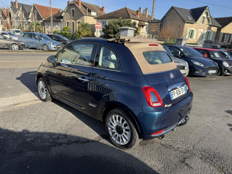 Photo 3 de l'offre de FIAT FIAT 500 1.2I - 69 ECO PACK LOUNGE CLIM   TOIT OUVRANT   ATTELAGE à 9990€ chez Triplo auto