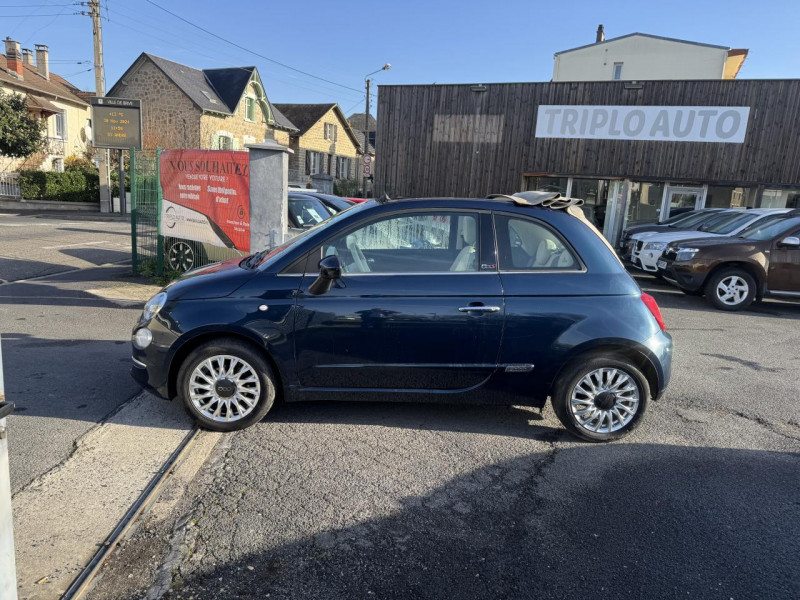 Photo 2 de l'offre de FIAT FIAT 500 1.2I - 69 ECO PACK LOUNGE CLIM   TOIT OUVRANT   ATTELAGE à 9990€ chez Triplo auto