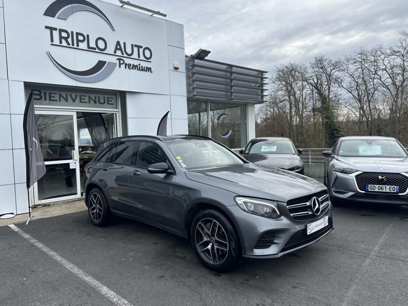 Mercedes-Benz GLC 220 D - BVA 9G-TRONIC  - BM X253 FASCINATION 4-MATIC - BVA GPS   CAMERA AR   ATTELAGE DIESEL GRIS FONCE Occasion à vendre