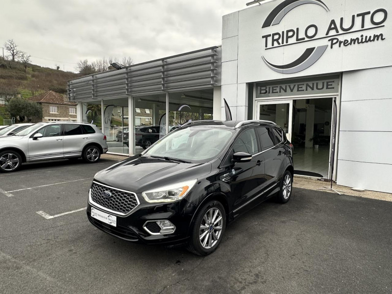 Photo 3 de l'offre de FORD KUGA 1.5 TDCI - 120 BVA 4X2 VIGNALE GPS   CAMERA AR   CLIM à 12990€ chez Triplo auto