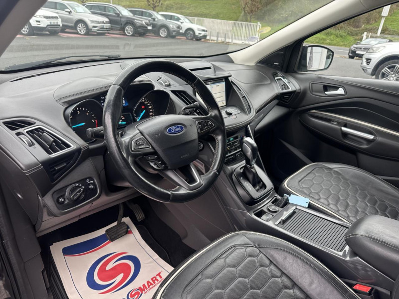 Photo 9 de l'offre de FORD KUGA 1.5 TDCI - 120 BVA 4X2 VIGNALE GPS   CAMERA AR   CLIM à 12990€ chez Triplo auto