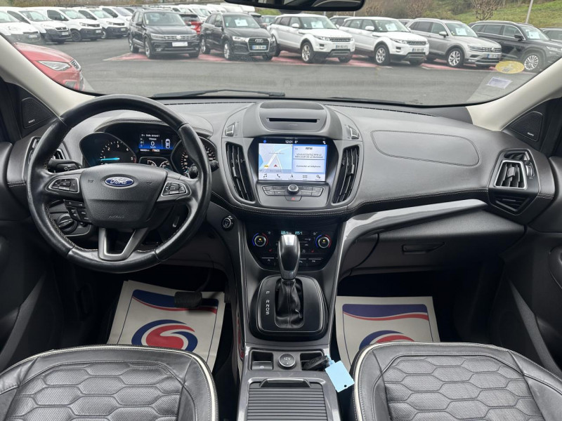 Photo 16 de l'offre de FORD KUGA 1.5 TDCI - 120 BVA 4X2 VIGNALE GPS   CAMERA AR   CLIM à 12990€ chez Triplo auto