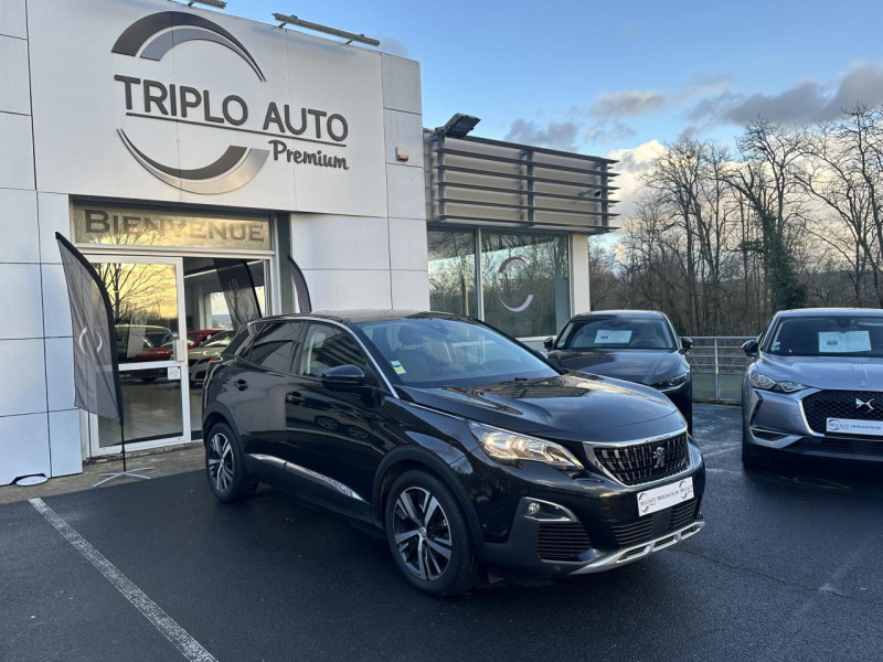 Peugeot 3008  1.6 BLUEHDI S&S - 120 - BV EAT6  ALLURE GPS   CAMERA AR DIESEL NOIR Occasion à vendre