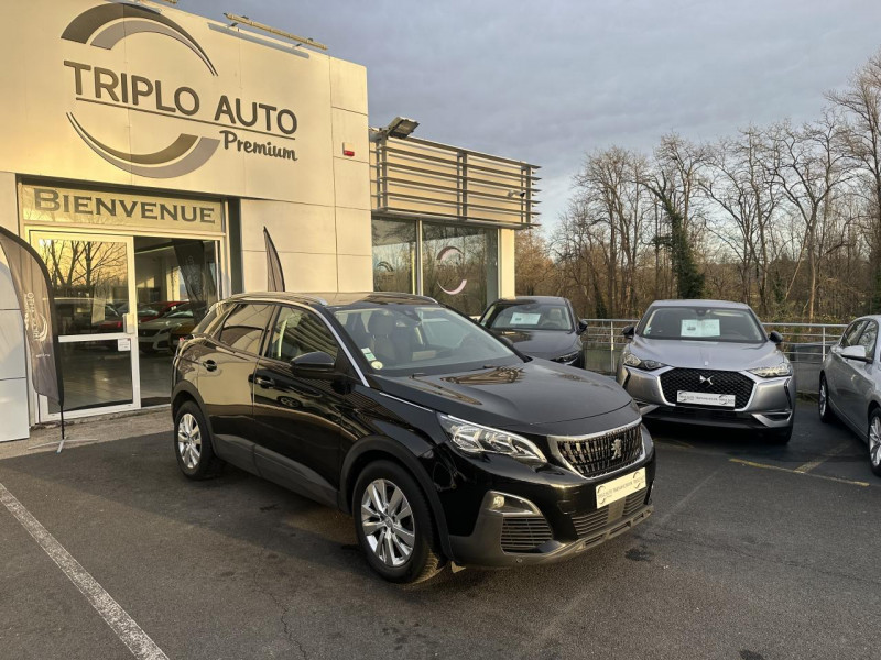 Peugeot 3008 1.6 BLUEHDI S&S - 120 - BV EAT6 GPS   RADAR AR   CARPLAY DIESEL NOIR Occasion à vendre