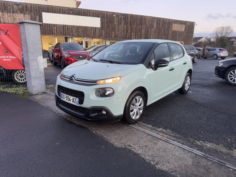 Citroen C3 1.6 BLUEHDI - 75 S&S LIVE   CLIM DIESEL VERT CLAIR Occasion à vendre