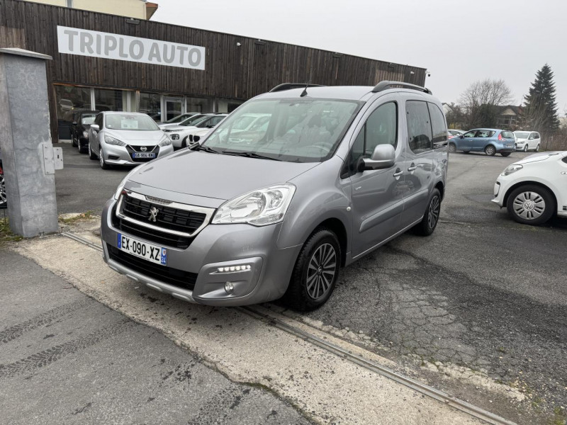 Peugeot PARTNER 1.6 BLUEHDI - 100 COMBI TEPEE STYLE GPS   CAMERA AR   RADAR AR DIESEL GRIS CLAIR Occasion à vendre