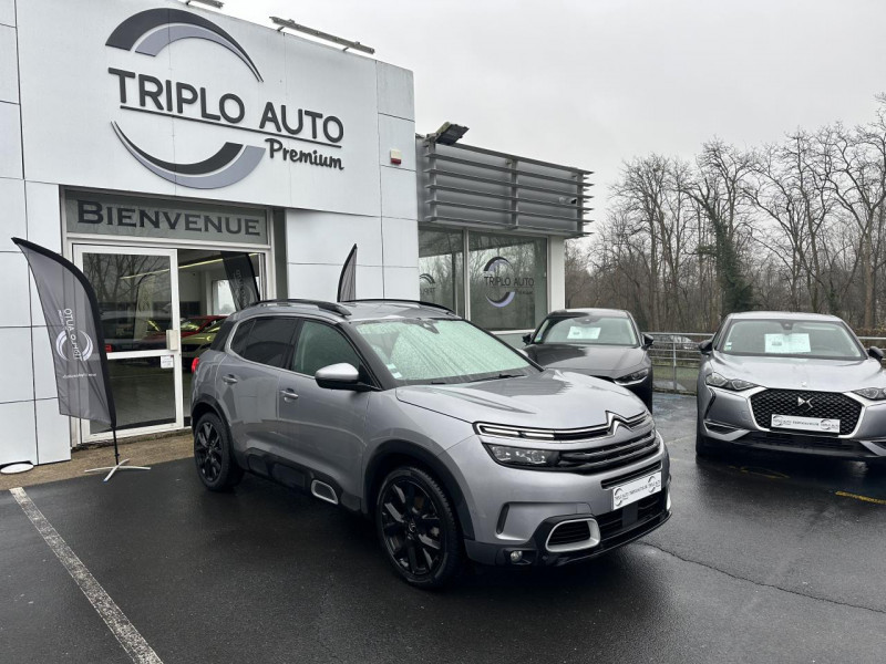 Citroen C5 AIRCROSS 2.0 BLUEHDI - 180 S&S - BV EAT8  SHINE GPS   CAMERA AR   ATTELAGE DIESEL GRIS FONCE Occasion à vendre