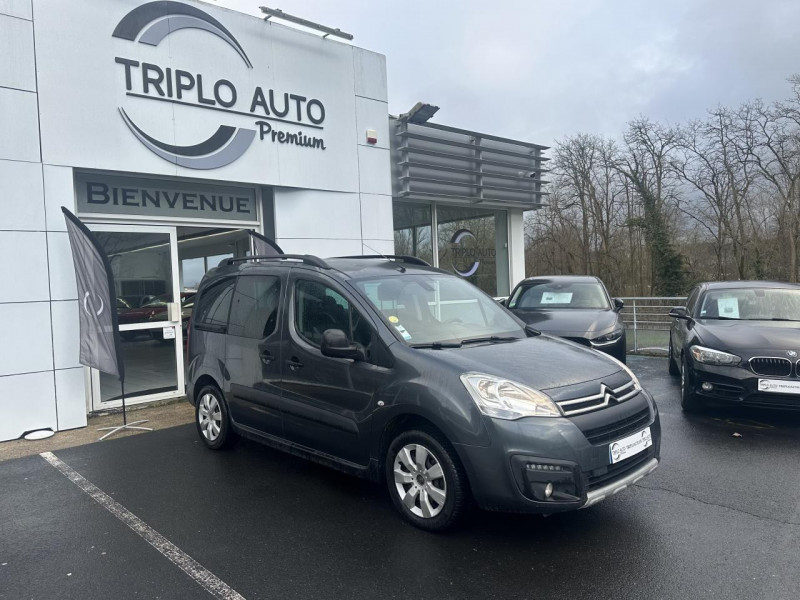 Citroen BERLINGO 1.6 BLUEHDI - 100  II 2008 COMBI XTR   ATTELAGE   RADAR AR DIESEL GRIS FONCE Occasion à vendre