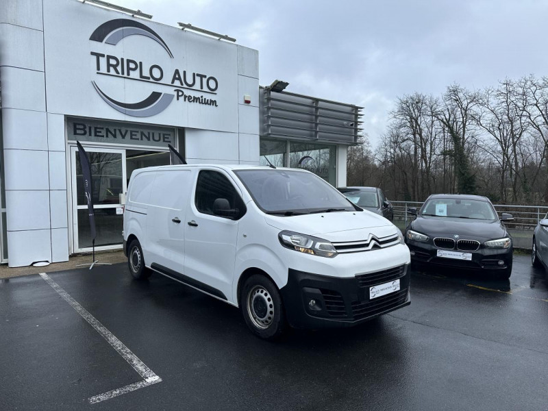 Citroen JUMPY M 2.0 BLUEHDI - 145 FOURGON DRIVER TVA RECUPERABLE   GPS   CAMERA AR DIESEL BLANC Occasion à vendre