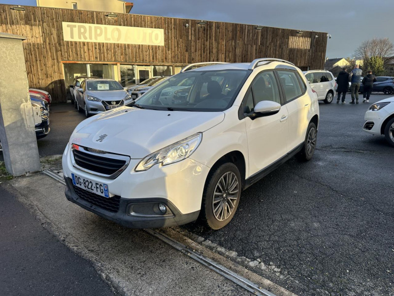 Peugeot 2008 1.6 E-HDI FAP - 92 ALLURE CLIM   ATTELAGE DIESEL BLANC Occasion à vendre