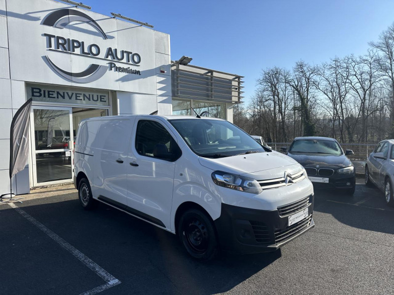 Citroen JUMPY M 2.0 BLUEHDI - 180 BVA CLUB TVA RECUPERABLE   GPS   RADAR AR DIESEL BLANC Occasion à vendre