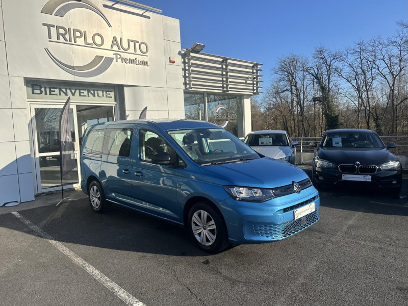 Volkswagen CADDY MAXI COMBI 7PL 2.0 TDI - 102 TVA RECUPERABLE   CARPLAY   CAMERA AR DIESEL COSTA METAL Occasion à vendre