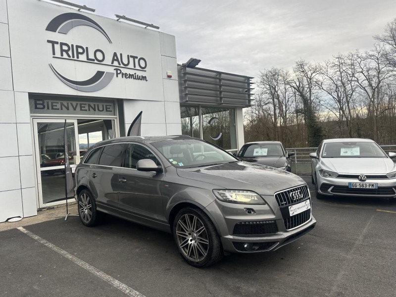 Photo 1 de l'offre de AUDI Q7  QUATTRO 3.0 V6 TDI - 240 - BVA TIPTRONIC - 7PL  S-LINE GPS   TOIT PANORAMIQUE OUVRANT   RADAR AR à 20990€ chez Triplo auto