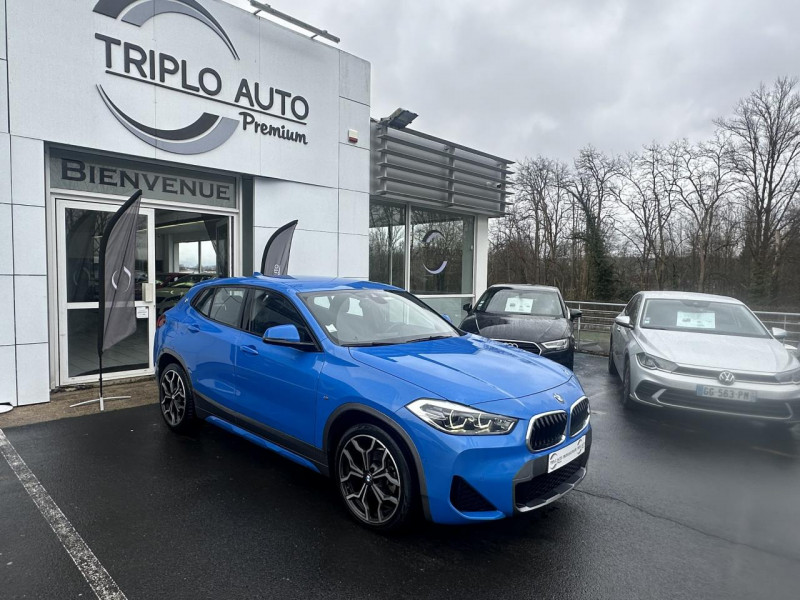 Bmw X2 SDRIVE 16D - BV DKG - S&S M SPORT X SUIVI BMW   GPS   CAMERA AR DIESEL BLEU FONCE Occasion à vendre