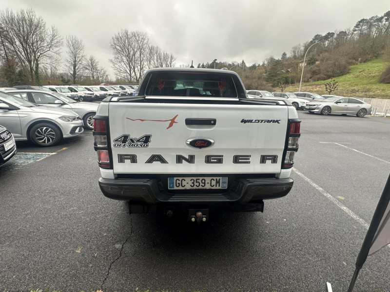 Photo 3 de l'offre de FORD RANGER 2.0 ECOBLUE - 213 - BVA - CABINE DOUBLE WILDTRAK GPS   CAMERA AR   ATTELAGE à 38990€ chez Triplo auto