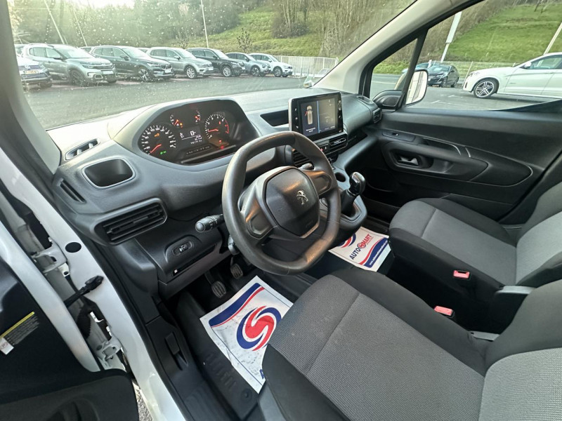 Photo 10 de l'offre de PEUGEOT PARTNER 1.6 BLUEHDI S&S - 100 ASPHALT LONG GPS   CLIM à 11990€ chez Triplo auto