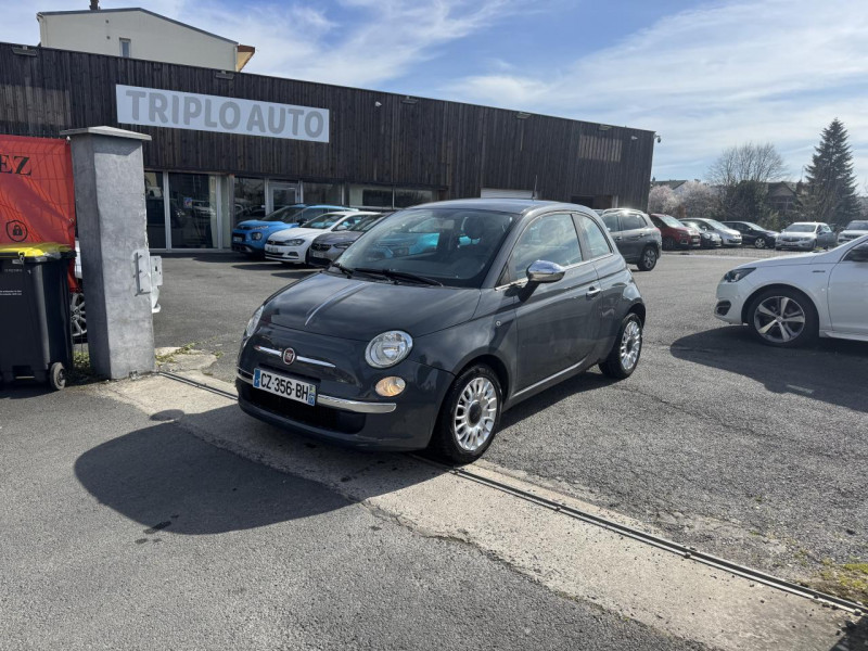 Fiat 500 1.2I - 69 LOUNGE   CLIM ESSENCE GRIS CLAIR Occasion à vendre