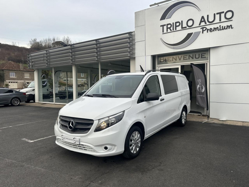 Photo 3 de l'offre de MERCEDES-BENZ VITO MIXTO LONG SELECT PLUS 136CH CDI - BVA 7G-TRONIC GPS   RADAR AR   CLIM à 26990€ chez Triplo auto