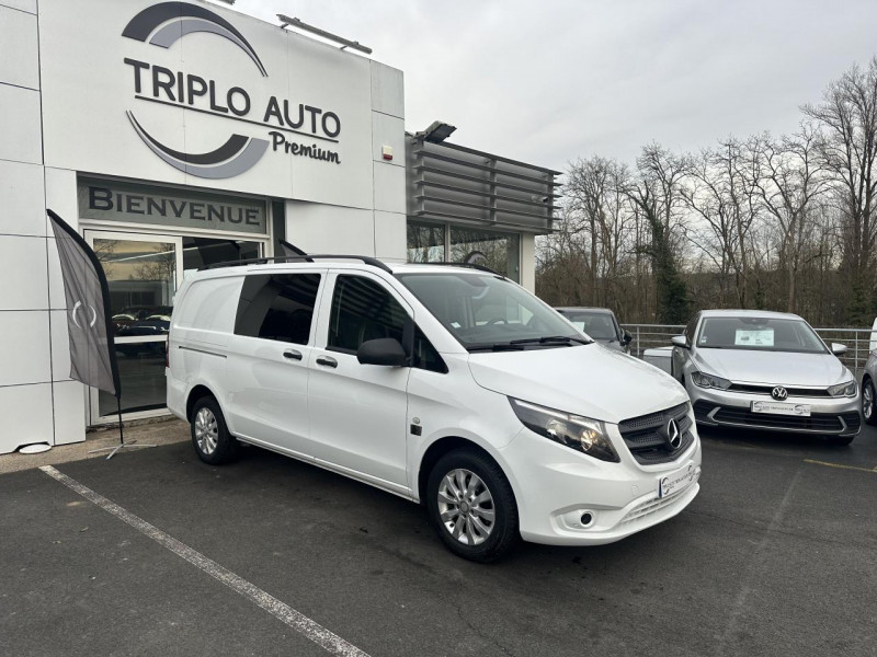 Mercedes-Benz VITO MIXTO LONG SELECT PLUS 136CH CDI - BVA 7G-TRONIC GPS   RADAR AR   CLIM DIESEL BLANC Occasion à vendre