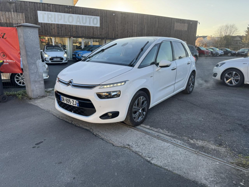 Citroen C4 PICASSO 1.6 THP 155 EXCLUSIVE GPS   CAMERA AR   CLIM ESSENCE BLANC Occasion à vendre