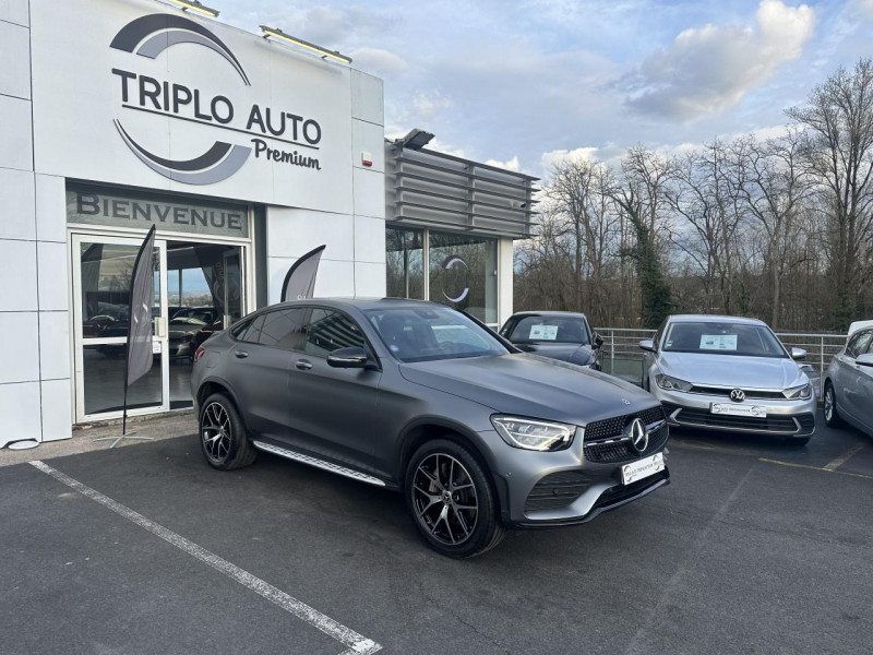 Mercedes-Benz GLC COUPé 300 DE   HYBRID EQ POWER - BVA 9G-TRONIC AMG LINE 4-MATIC TVA RECUPERABLE   GPS   T Hybride GRIS FONCE Occasion à vendre