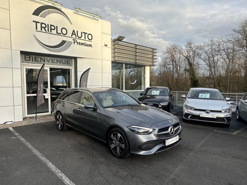 Mercedes-Benz CLASSE C BREAK C 300 E - BVA 9G-TRONIC  AVANTGARDE LINE - TVA RECUPERABLE   GPS   CAMERA AR  Hybride GRIS FONCE Occasion à vendre