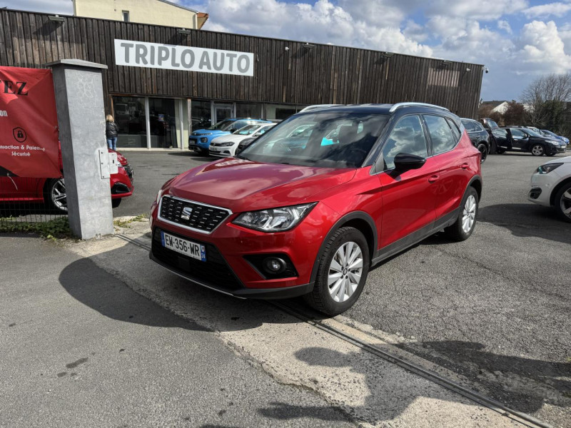 Seat ARONA 1.0 ECOTSI - 115 S&S BVA XCELLENCE GPS   CAMERA AR   CLIM ESSENCE ROUGE FONCE Occasion à vendre