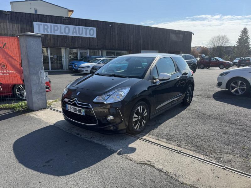 Ds DS 3 1.6 E-HDI FAP - 90 SO CHIC CLIM   RADAR AR DIESEL NOIR CLAIR Occasion à vendre