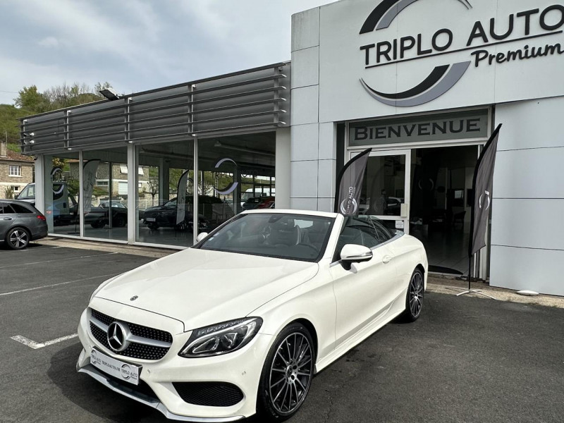Photo 32 de l'offre de MERCEDES-BENZ CLASSE C CABRIOLET C 200 - BVA 9G-TRONIC  SPORTLINE - BVA GPS   CAMERA AR à 24990€ chez Triplo auto