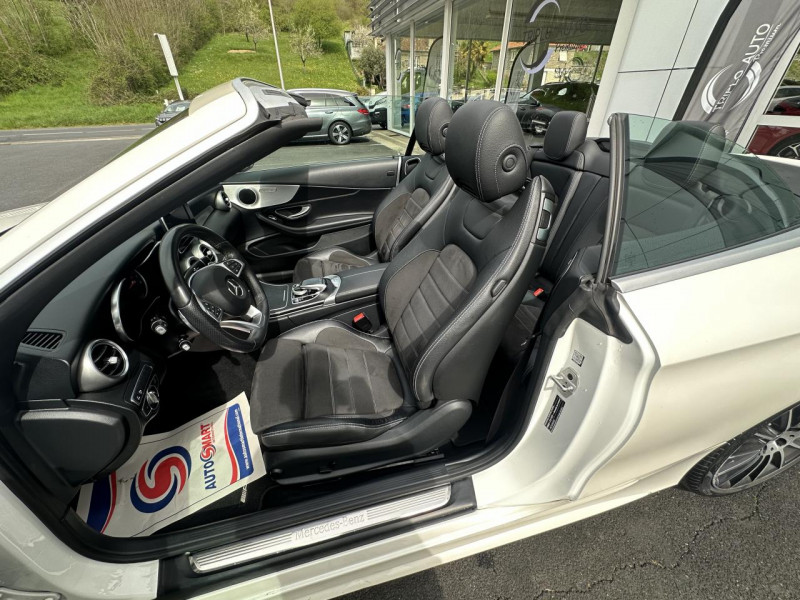 Photo 9 de l'offre de MERCEDES-BENZ CLASSE C CABRIOLET C 200 - BVA 9G-TRONIC  SPORTLINE - BVA GPS   CAMERA AR à 24990€ chez Triplo auto