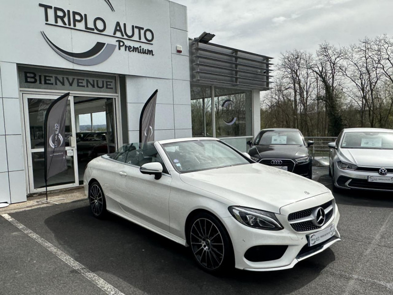 Photo 30 de l'offre de MERCEDES-BENZ CLASSE C CABRIOLET C 200 - BVA 9G-TRONIC  SPORTLINE - BVA GPS   CAMERA AR à 24990€ chez Triplo auto
