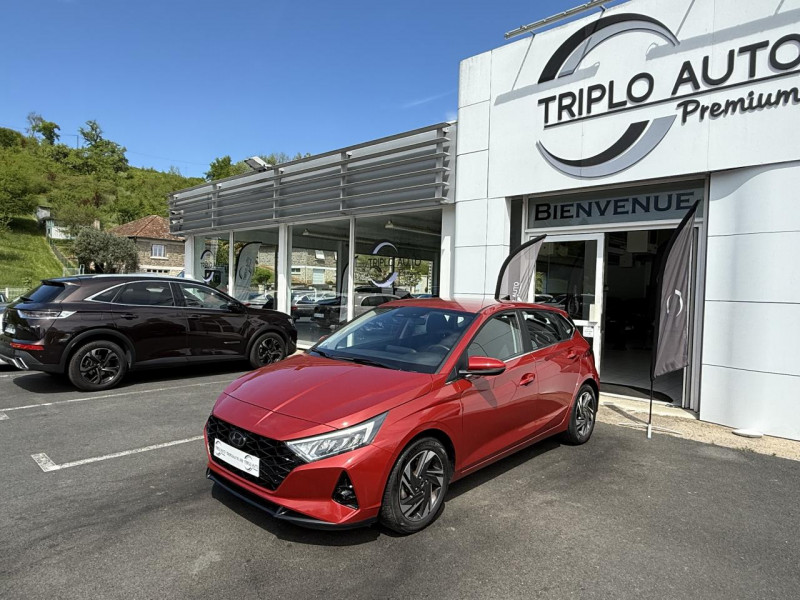 Photo 3 de l'offre de HYUNDAI I20  1.0 T-GDI HYBRID 48 V - 100 INTUITIVE CARPLAY   CAMERA AR   CLIM à 15990€ chez Triplo auto
