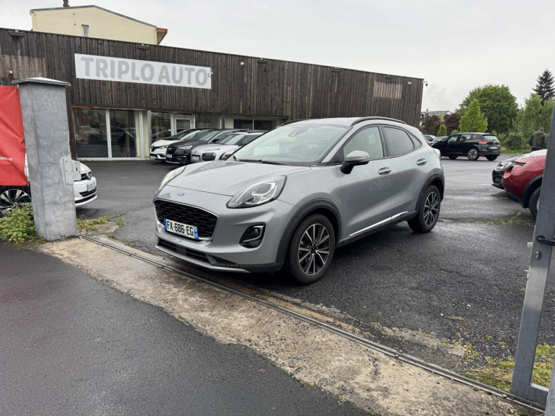 Ford PUMA 1.0 ECOBOOST MHEV - 125 S&S TITANIUM GPS   RADAR AR   ATTELAGE ESSENCE GRIS FONCE Occasion à vendre
