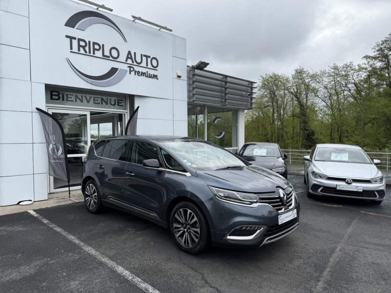 Renault ESPACE 1.6 ENERGY DCI - 160 BVA - INITIALE PARIS - ATTELAGE   GPS   TOIT OUVRANT   CAMERA AR DIESEL GRIS FONCE Occasion à vendre