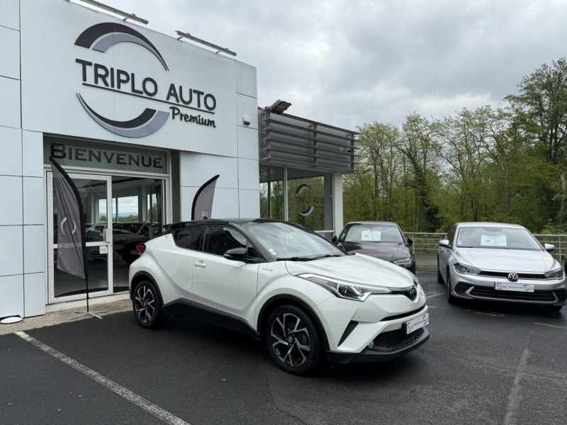 Toyota C-HR  HYBRIDE 122H - BV E-CVT  GRAPHIC PHASE 1 Hybride BLANC Occasion à vendre