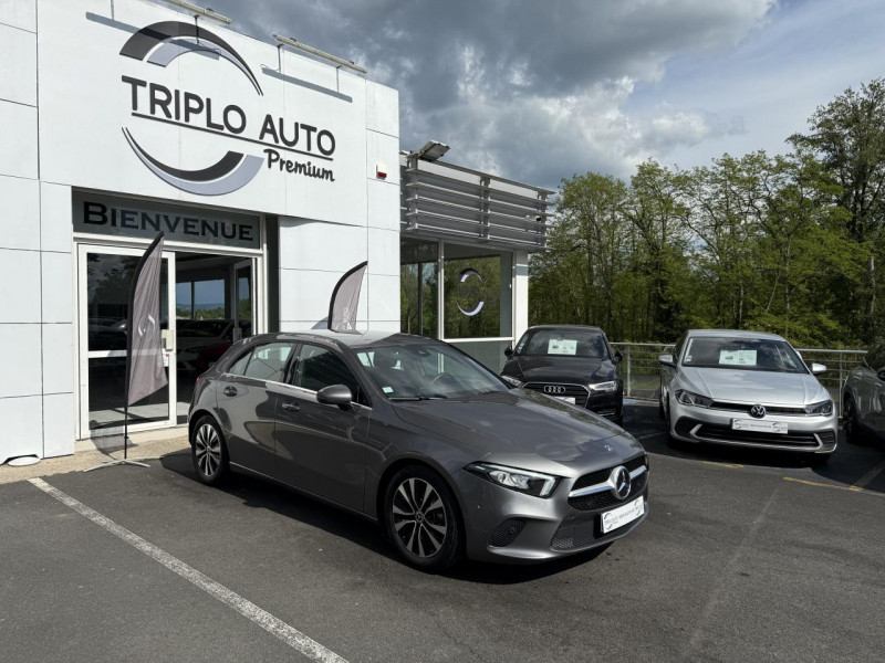 Mercedes-Benz CLASSE A A 160  BERLINE 5P - BM 177 BUSINESS LINE GPS   CAMERA AR   CARPLAY ESSENCE GRIS FONCE Occasion à vendre