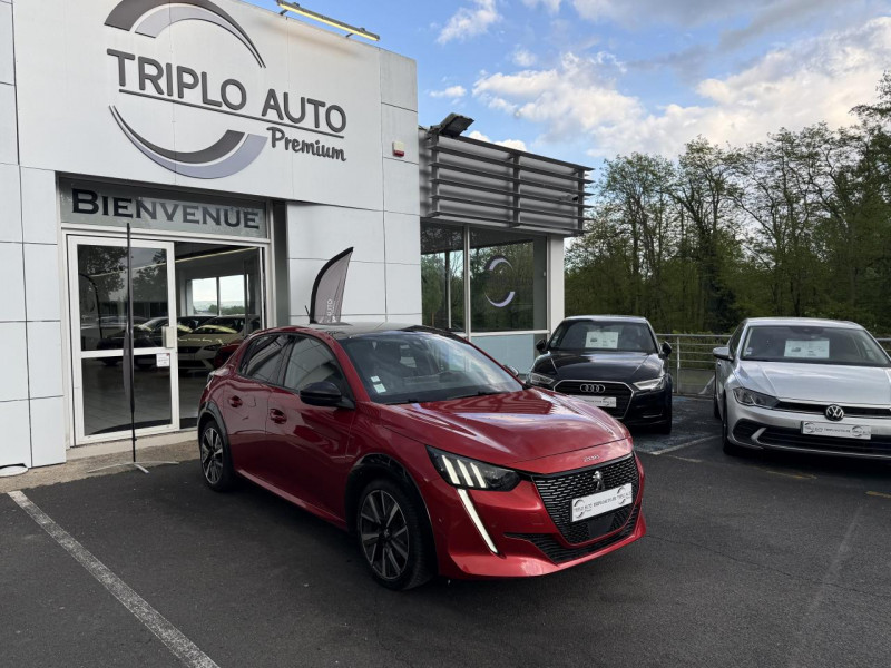 Peugeot 208  1.5 BLUEHDI S&S - 100  GT LINE GPS   CAMERA AR   CARPLAY DIESEL ROUGE CLAIR Occasion à vendre