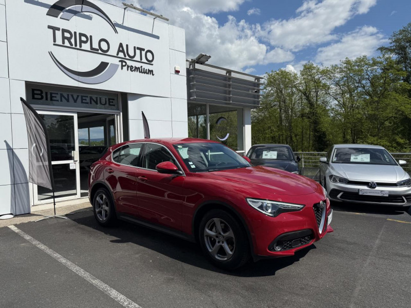 Alfa Romeo STELVIO 2.2 D - 150 - BVA  SUPER GPS   CAMERA AR   CLIM DIESEL ROUGE CLAIR Occasion à vendre
