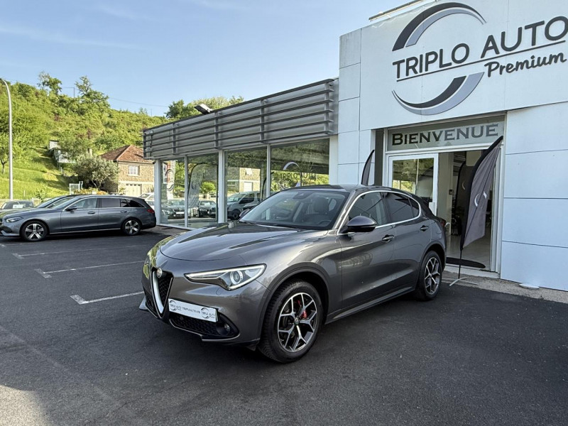 Photo 3 de l'offre de ALFA ROMEO STELVIO 2.2 D - 210 - BVA LUSSO Q4 GPS   CAMERA AR   CLIM à 21990€ chez Triplo auto