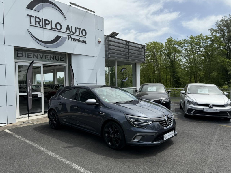 Renault MEGANE MéGANE 1.3 TCE - 160 - BV EDC -  GT LINE GPS   TOIT OUVRANT   CAMERA AR  ESSENCE GRIS FONCE Occasion à vendre
