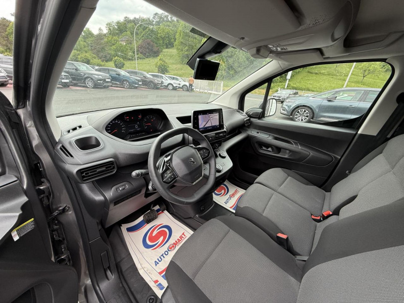 Photo 9 de l'offre de PEUGEOT PARTNER M 650KG 1.5 BLUEHDI S&S - 130 - BV EAT8 GPS   CAMERA AR   CARPLAY à 23990€ chez Triplo auto