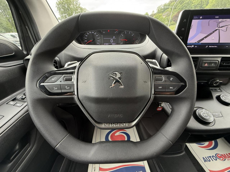 Photo 16 de l'offre de PEUGEOT PARTNER M 650KG 1.5 BLUEHDI S&S - 130 - BV EAT8 GPS   CAMERA AR   CARPLAY à 23990€ chez Triplo auto