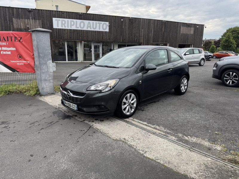Opel CORSA 1.4I - 90 E COLOR EDITION CLIM   CAMERA AR ESSENCE GRIS FONCE Occasion à vendre