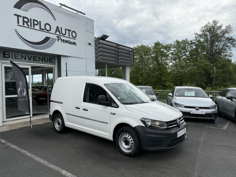 Volkswagen CADDY VAN 2.0 TDI - 75 FOURGON CONCEPTLINE TVA RECUPERABLE   ATTELAGE   RADAR AR DIESEL BLANC Occasion à vendre