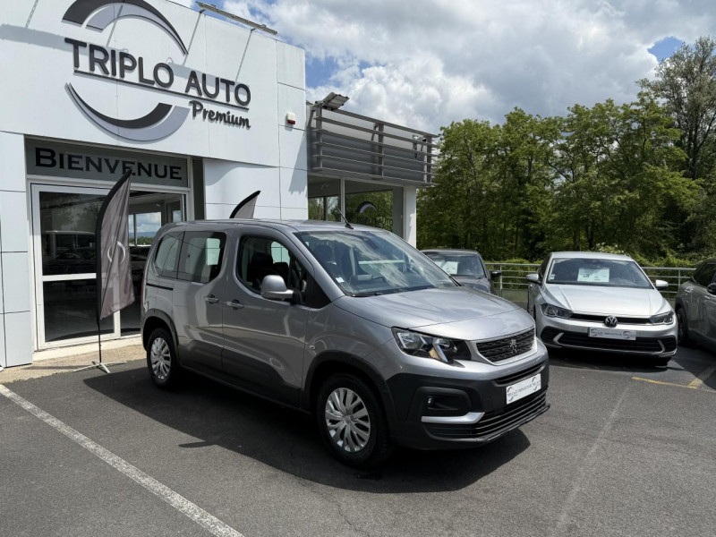 Peugeot RIFTER STANDARD 1.5 BLUEHDI S&S - 100  STYLE GPS   RADAR AR   CARPLAY   CLIM DIESEL GRIS CLAIR Occasion à vendre