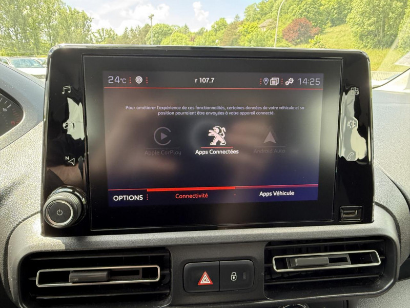 Photo 21 de l'offre de PEUGEOT RIFTER STANDARD 1.5 BLUEHDI S&S - 100  STYLE GPS   RADAR AR   CARPLAY   CLIM à 17990€ chez Triplo auto