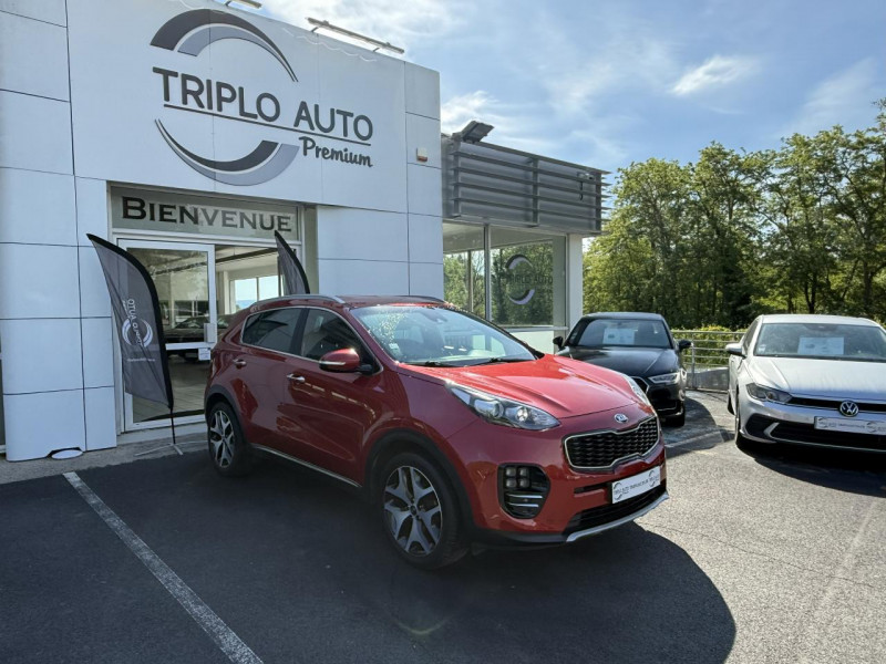 Kia SPORTAGE 1.7 CRDI - 115 - GT LINE GPS   CAMERA AR   CARPLAY   CLIM DIESEL ROUGE CLAIR Occasion à vendre